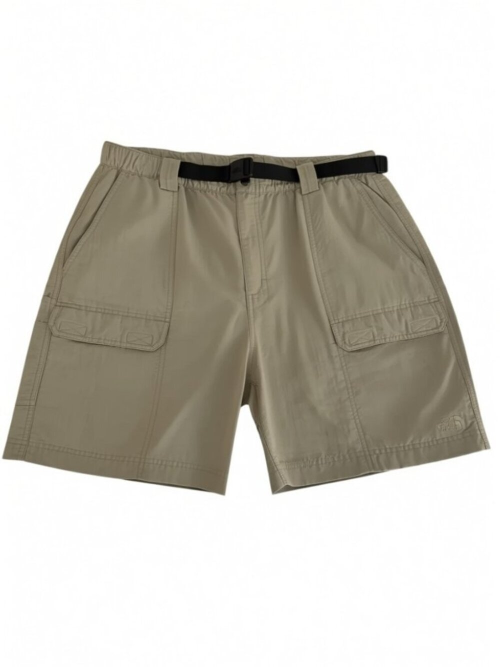 THE NORTH FACE Beige Lightweight Cargo Hiking Shorts adjustable belt xl